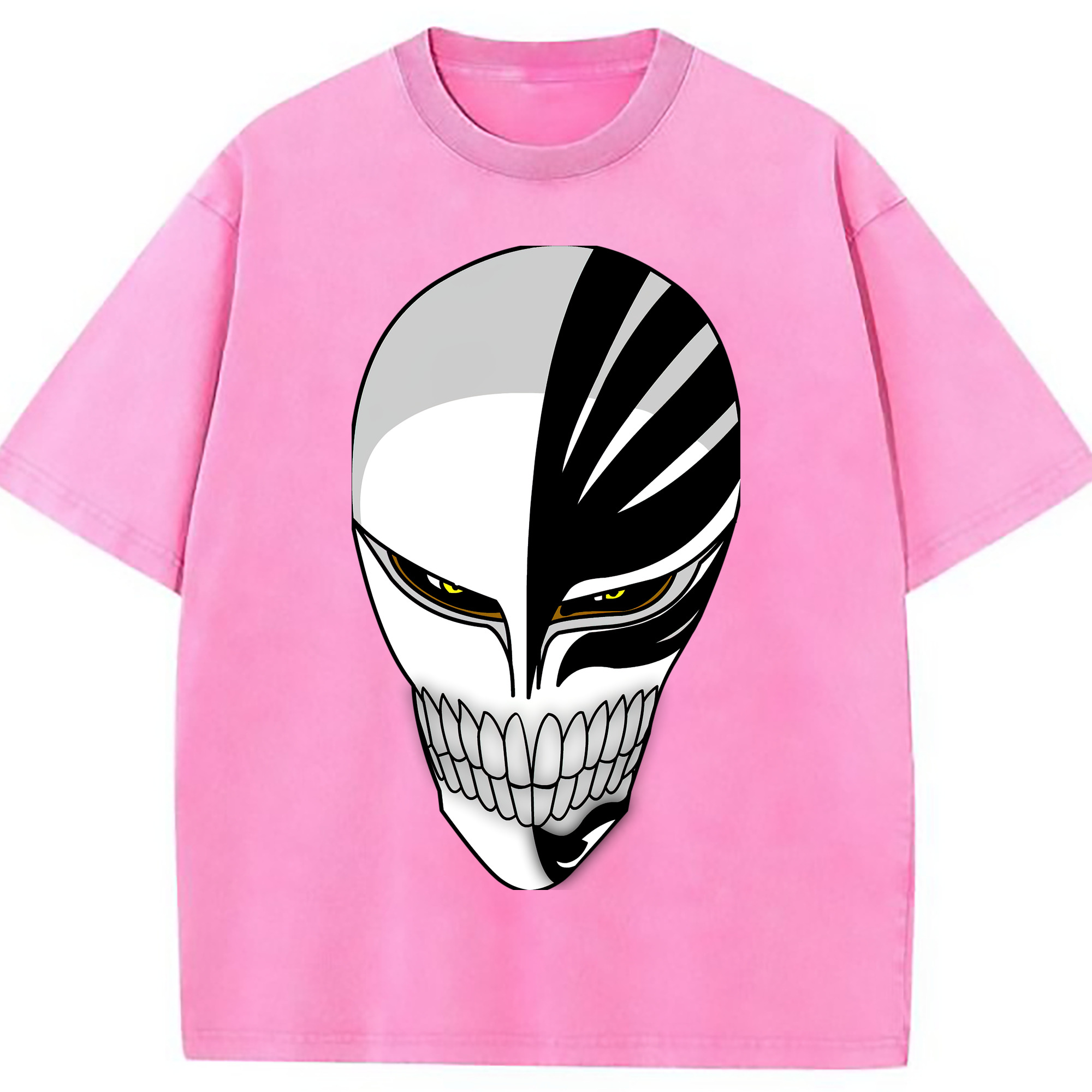 （画像用） ブリーチ 黒崎一護（くろさき いちご）BLEACH Kurosaki Ichigo 綿100% ヴィンテージ風 半袖Tシャツ（フロントプリント）